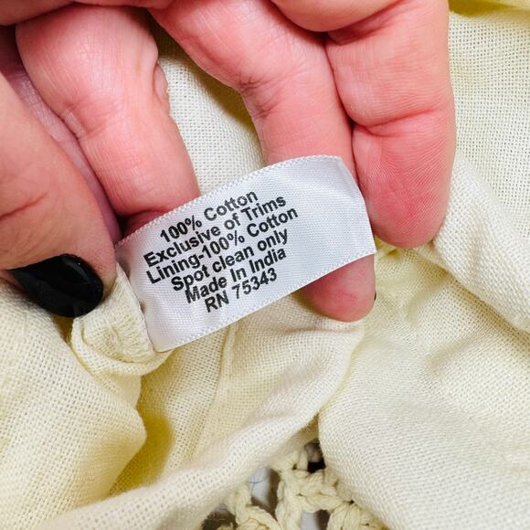 Viral Crochet Crab Bag Cream 100% Cotton Knit Tote Purse Made in India - Picture 4 of 9